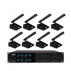 UE-6808無(wú)線會(huì)議麥克風(fēng)（U頻一拖八)
